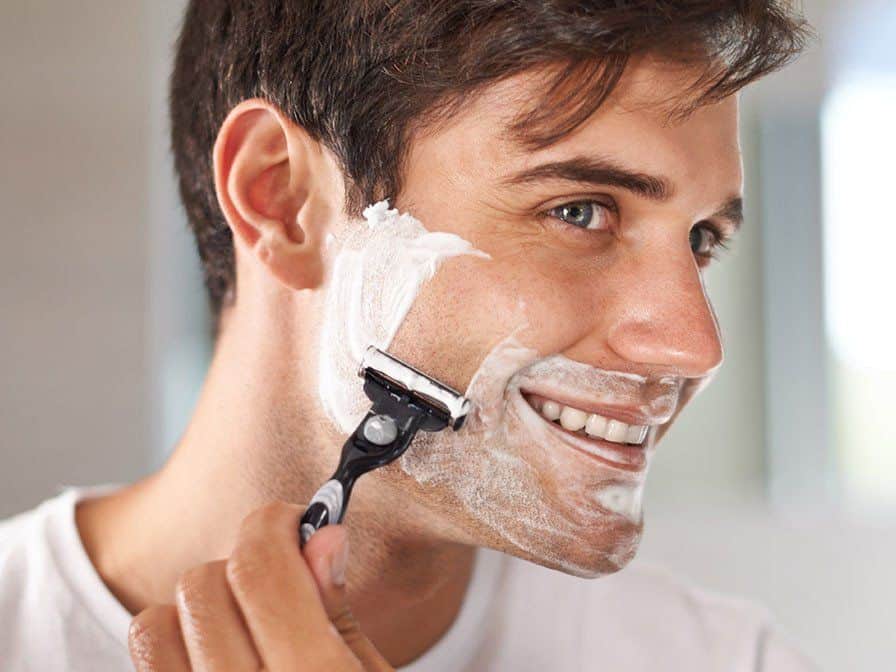 Improper shaving techniques