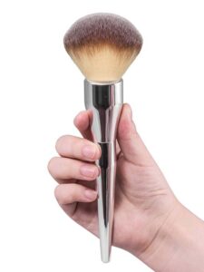 A Big Fluffy Domed Powder Makeup Brush