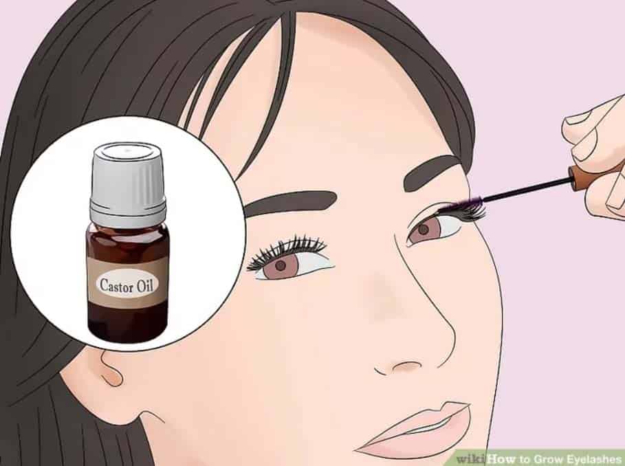 Condition Eyelashes with Natural Oils