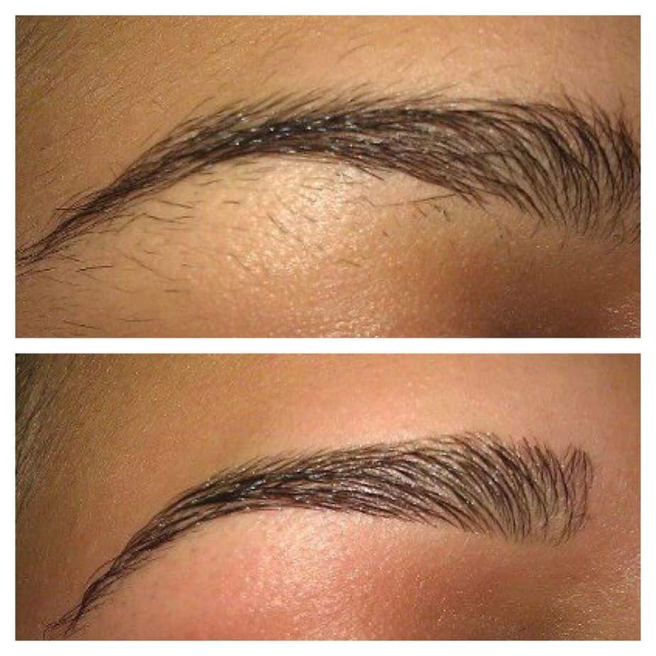 Eyebrow threading can last up to one month
